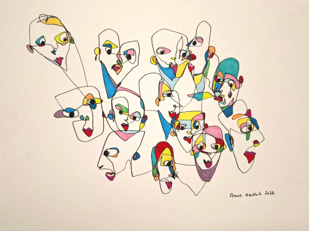 Kunst tegning, original