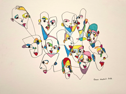 Kunst tegning, original