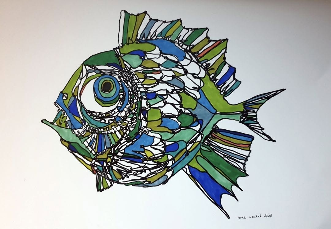 Håndkolorert pigmentprint